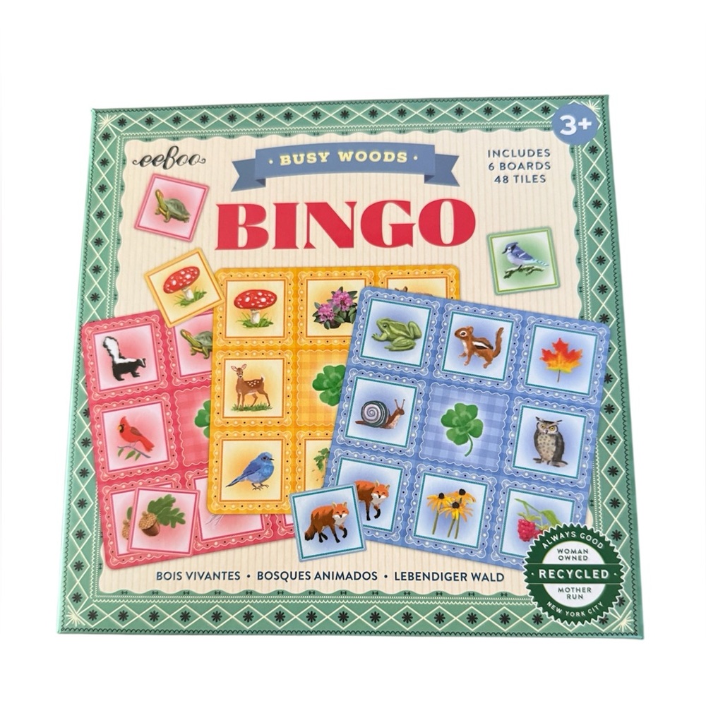 Busy Woods Bingo Game